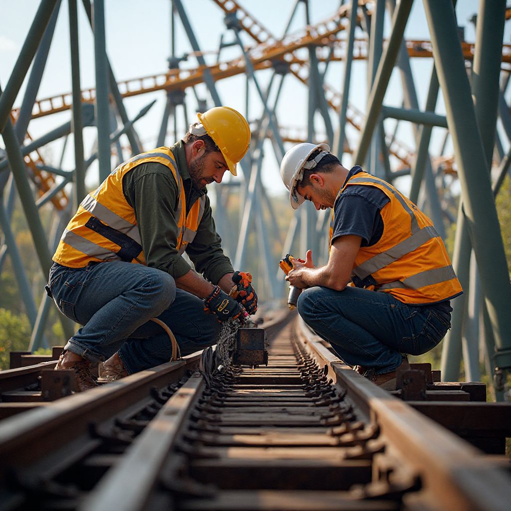 Behind the scenes look at ride maintenance with engineers