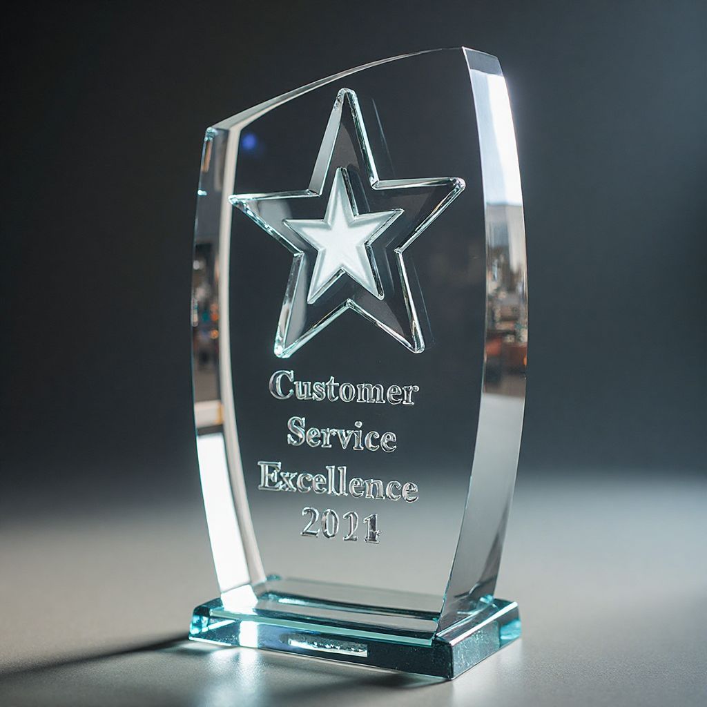 Customer Service Excellence trophy